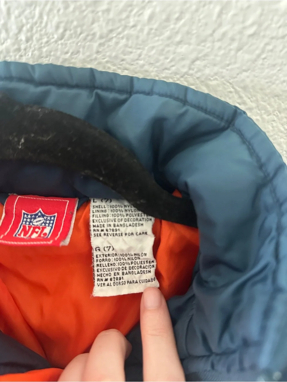 Vintage NFL Chicago Bears Kids Puffer Jacket